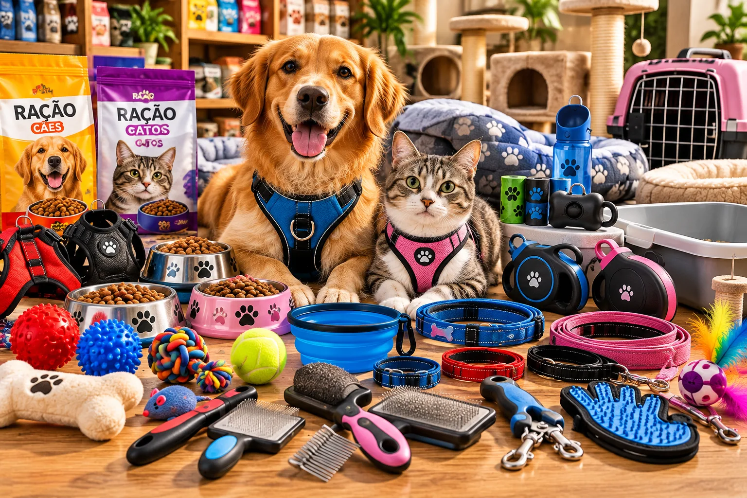 Ilustração genérica de acessório pet