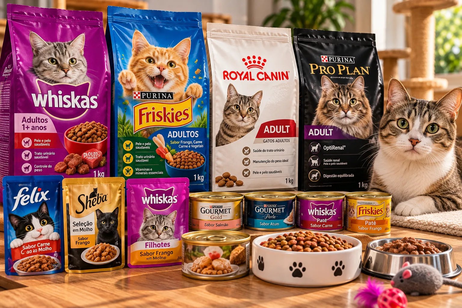 Ilustração genérica de produto para gatos